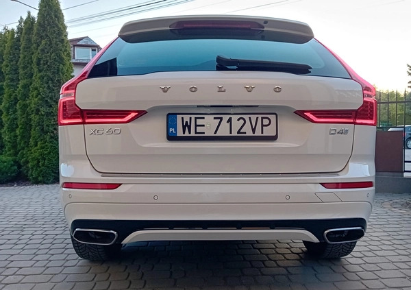 Volvo XC 60 cena 139900 przebieg: 98000, rok produkcji 2019 z Warszawa małe 781